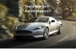Электромобиль Tesla и Aston Marti