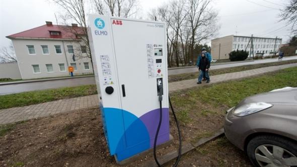 В Эстонии есть общественные зарядные станции
